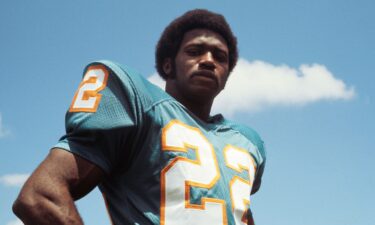 Miami Dolphins running back Eugene "Mercury" Morris helped the Dolphins to back-to-back Super Bowl titles in 1972 and 1973.