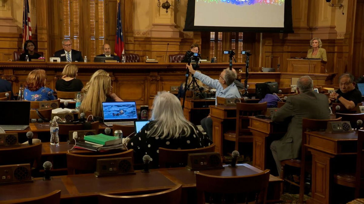 <i>CNN via CNN Newsource</i><br/>The Georgia State Election Board meets on September 23.