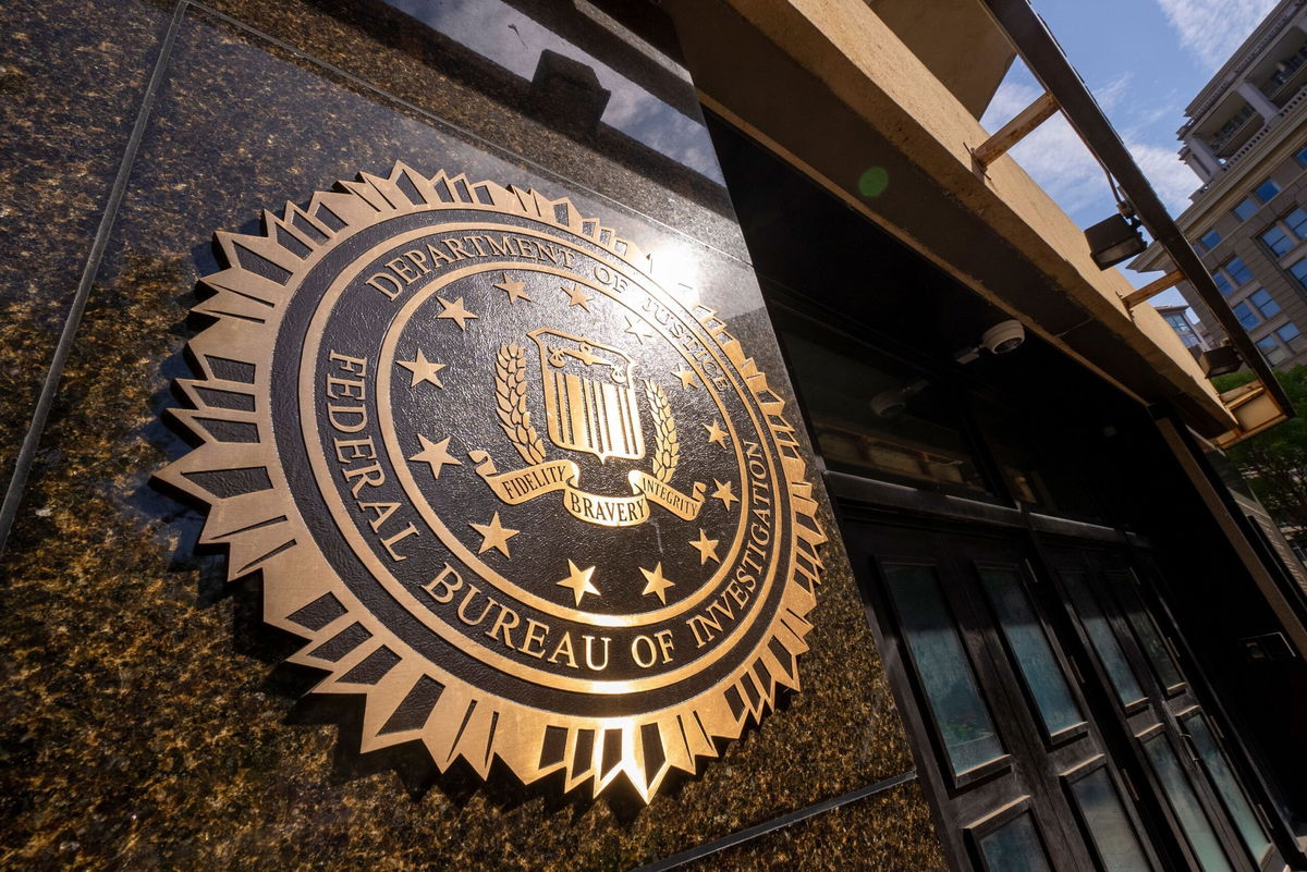 <i>Ken Cedeno/Sipa/AP via CNN Newsource</i><br/>The logo of the The Federal Bureau of Investigation