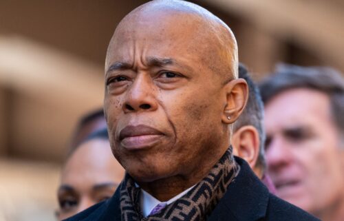 New York City Mayor Eric Adams is seen in on March 1