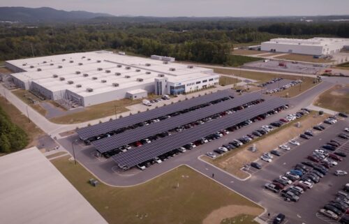 The Qcells solar panel plant in Dalton