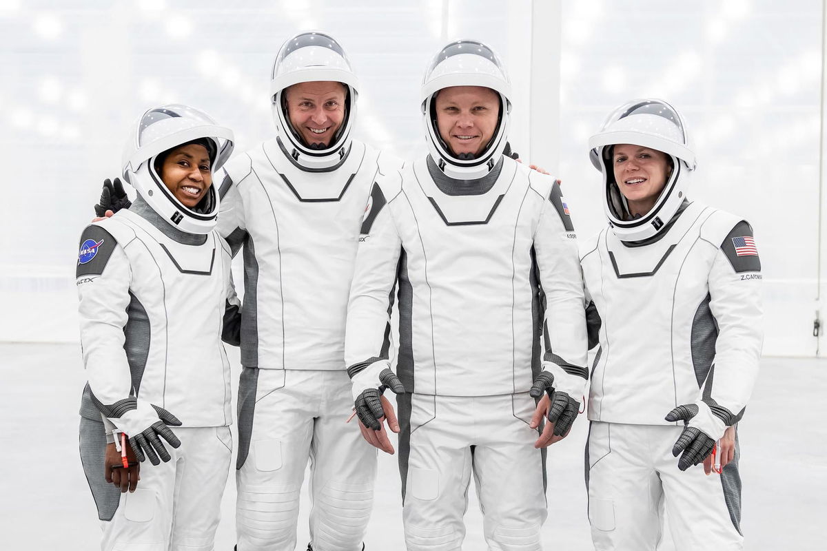 <i>SpaceX/NASA via CNN Newsource</i><br/>The original crew of NASA’s SpaceX Crew-9 mission to the International Space Station poses for a group photo