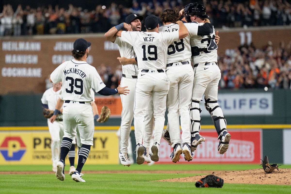 <i>Nic Antaya/Getty Images via CNN Newsource</i><br/>The Detroit Tigers ended their playoff drought with a win against the Chicago White Sox