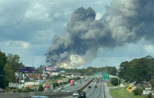 A fire at a Georgia chemical plant apparently caused by a sprinkler head malfunction Sunday morning is forcing evacuations and road closures in the area