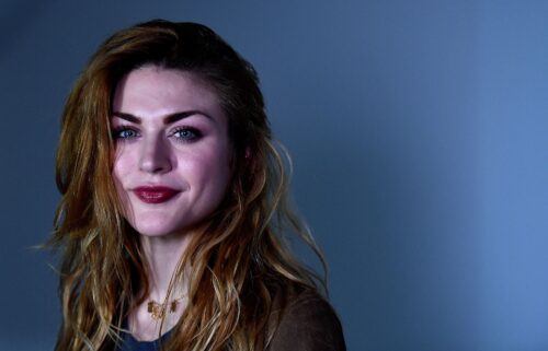 Frances Bean Cobain at the opening of 'Growing Up Kurt' exhibition in Newbridge