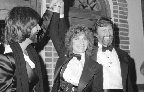 Barbra Streisand and Kris Kristofferson