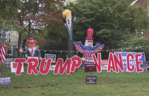 71-year-old Philip Heffler is accused of throwing flyers referencing Nazi Germany into the yards of people supporting former President Donald Trump