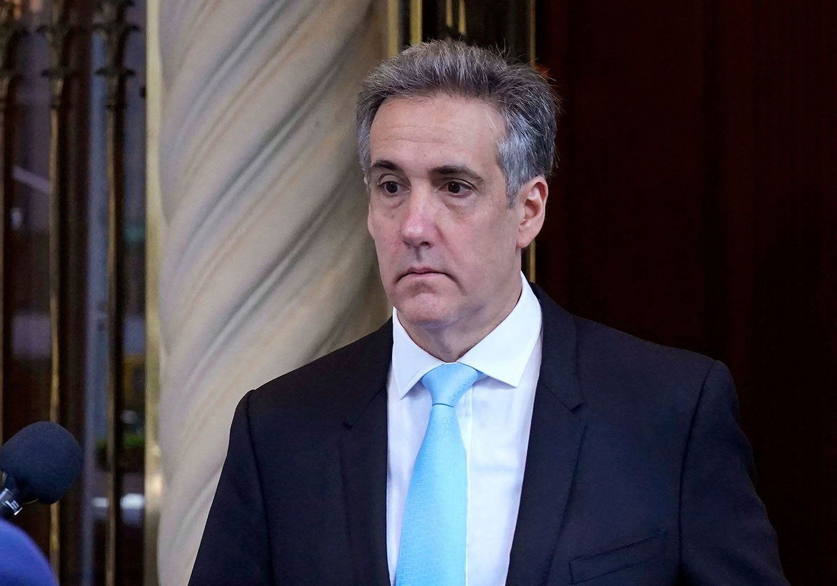 Michael Cohen departs his home for court in New York City on May 14.  The Supreme Court brushed aside an appeal Monday from Michael Cohen, the one-time fixer for Donald Trump, who accused the former president of retaliating against him for promoting a critical tell-all book.