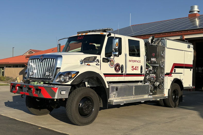 Crooked River Ranch Fire & Rescue is welcoming a new state-provided wildland interface engine to its fleet.