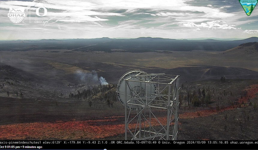 Pine Fire AlertWest tower camera 10-9