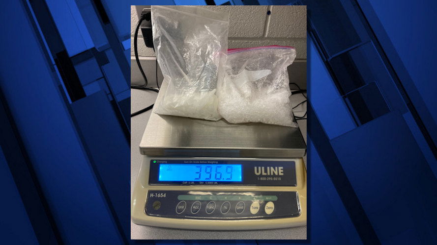 Nearly 400 grams of methamphetamine were seized in Redmond man's arrest.