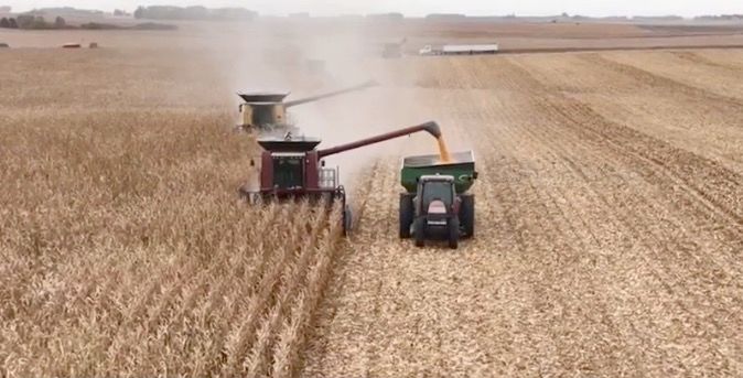 <i>KCCI via CNN Newsource</i><br/>An army of volunteers met October 14 in Kossuth County to harvest Jim Heldorfer's crops. Heldorfer