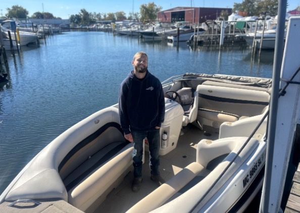 <i>WXYZ via CNN Newsource</i><br/>21-year-old Jarrett Burkhalter was pulling out of Humbug Marina in Gibraltar