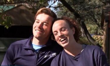 Stephen Jennings and Samantha Mauser run together to cope with the stress of being medical students. Now they're running for a cause