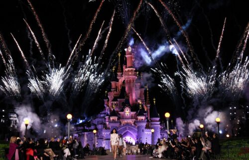 Fashion house Coperni took over Disneyland Paris on October 1 evening and staged their show in front of the iconic Sleeping Beauty castle.