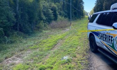 The scene where William Nicholas Abraham's body was found in a tarp is seen along Highway 51 in Tangipahoa Parish