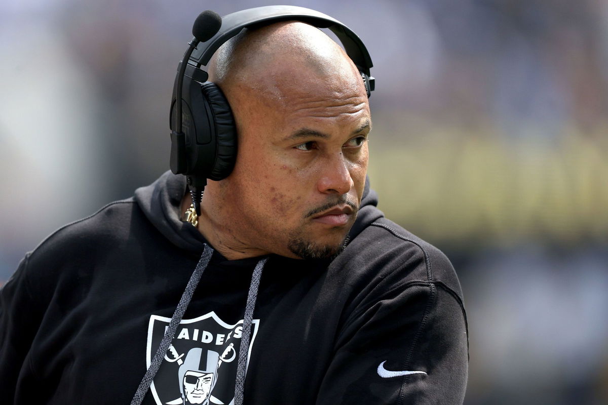 <i>Harry How/Getty Images via CNN Newsource</i><br/>Las Vegas Raiders head coach Antonio Pierce was a former associate head football coach at Arizona State University.