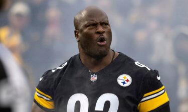 James Harrison won two Super Bowl rings with the Pittsburgh Steelers.