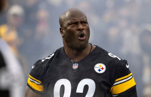 James Harrison won two Super Bowl rings with the Pittsburgh Steelers.