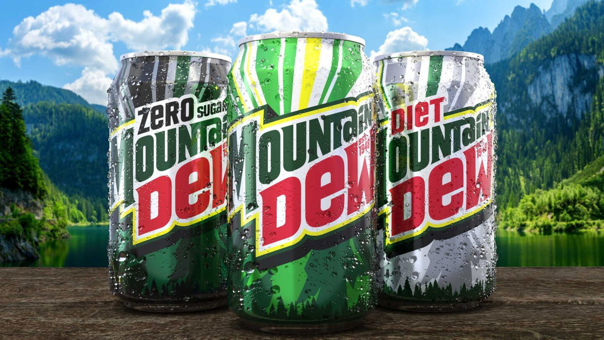 <i>Mountain Dew via CNN Newsource</i><br/>Mountain Dew is getting a new look that will hit shelves next year.