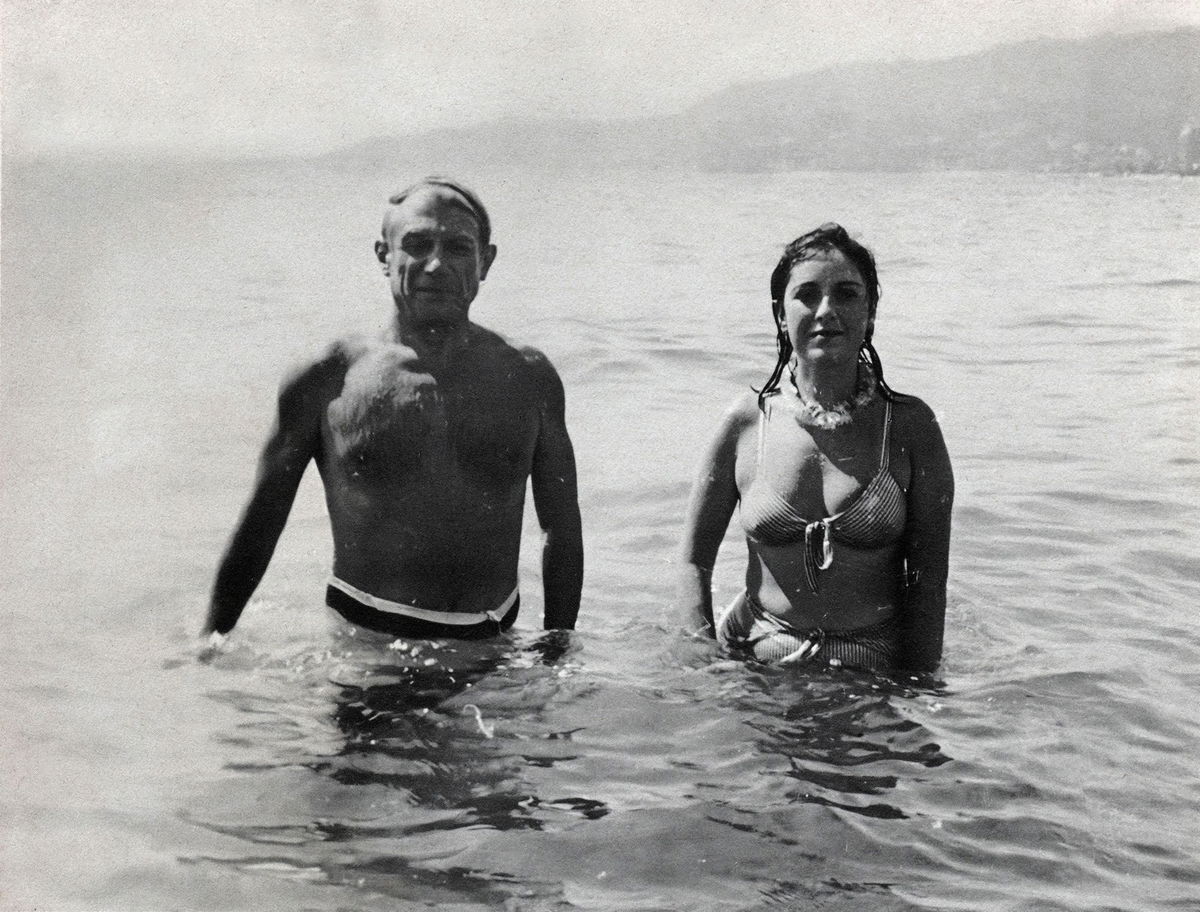 <i>CCI/Shutterstock via CNN Newsource</i><br/>Pablo Picasso (left) and Dora Maar (right) at Golfe-Juan