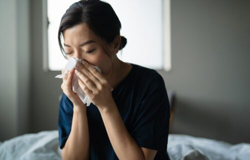 Common symptoms of fall allergies can include a runny or stuffy nose as well as sniffling