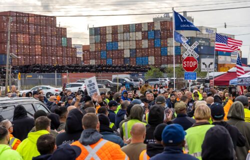 Port workers are fighting a trend that operators largely want to see accelerate: more cranes and driverless trucks shuttling goods from container ships