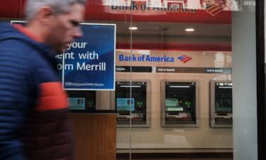 A Bank of America branch stands in Manhattan on March 15