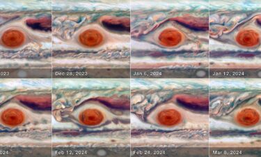 Hubble's images allowed scientists to measure the Great Red Spot's size