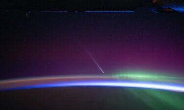 C/2023 A3 Tsuchinshan–ATLAS will reach its closest distance to Earth on Saturday. NASA astronaut Matthew Dominick captured this image of the comet from the International Space Station.