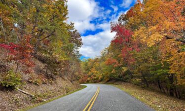 A 2022 photo shows the autumn beauty of the Blue Ridge Parkway between mile posts 0 and 60 in Virginia.