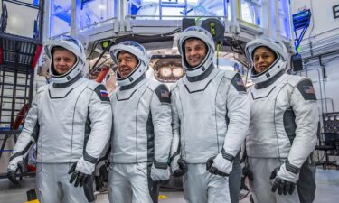 SpaceX's Crew-8 from right to left: NASA astronauts Jeanette Epps