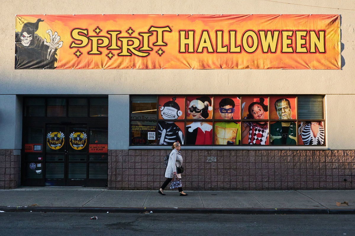 <i>Bing Guan/Bloomberg/Getty Images via CNN Newsource</i><br/>Spirit Halloween will convert some of its existing stores and open new ones ahead of the festive season.