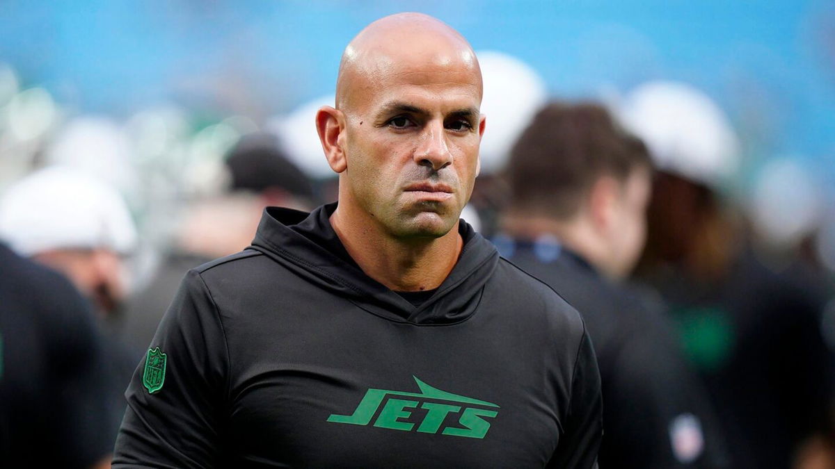 <i>Jacob Kupferman/AP via CNN Newsource</i><br/>New York Jets fired head coach Robert Saleh after three-plus seasons with the team.