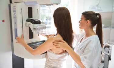 Most women should receive a mammogram beginning at 40 every other year until they reach 74.