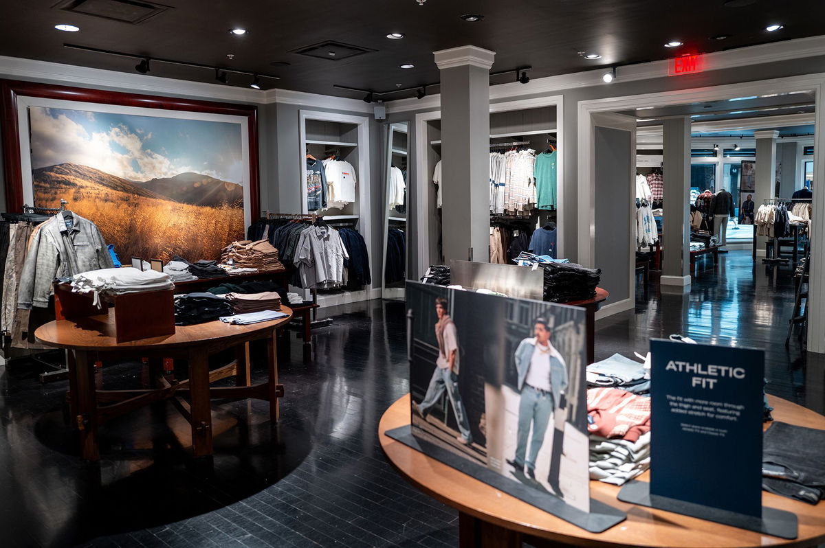 <i>Brandon Bell/Getty Images via CNN Newsource</i><br/>The interior of the Abercrombie & Fitch retail store in the Barton Creek Square Mall is pictured on August 28 in Austin