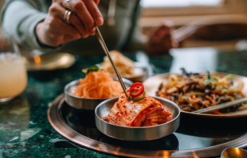 Spice wimps often can't enjoy the traditional Korean fermented vegetables called kimchi due to the dish's level of heat.