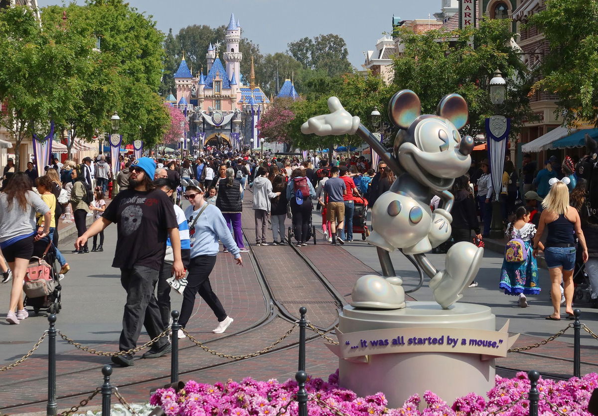 <i>Gary Hershorn/Corbis/Getty Images via CNN Newsource</i><br/>Disneyland fans woke up October 9 find about a 6% price increase on most park tickets and a price increase between 6% to 20% on annual passes