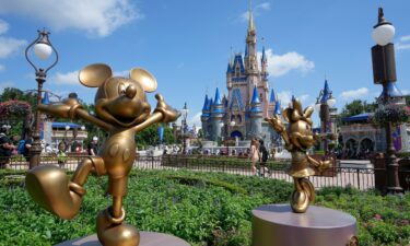 The Cinderella Castle is seen at the Magic Kingdom at Walt Disney World in 2023.