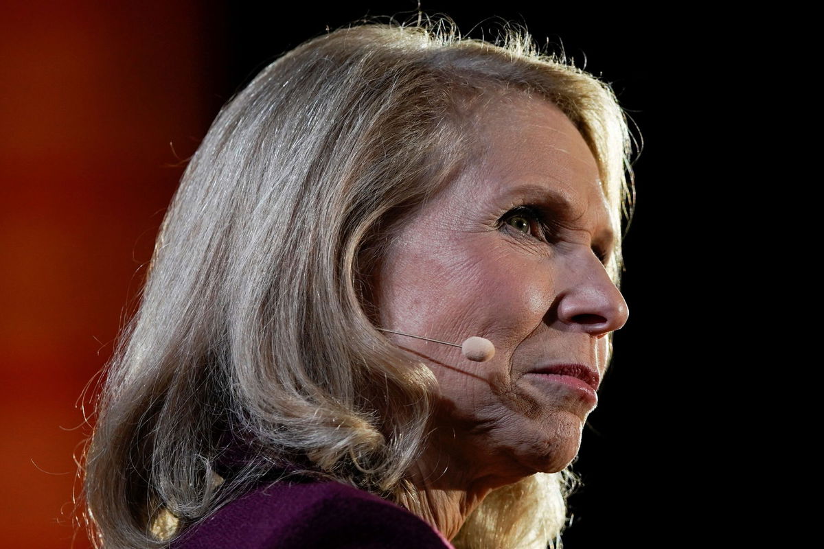 <i>Mike Blake/Reuters via CNN Newsource</i><br/>Shari Redstone speaks at the WSJTECH live conference in Laguna Beach