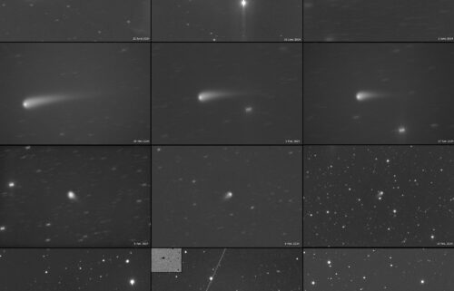 The Virtual Telescope Project in Italy captured images of the comet from May 2023 to June 2024.