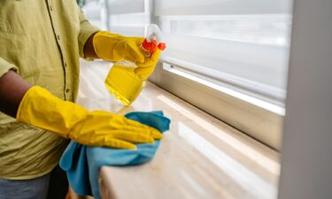 Some home cleaning products can contain irritants