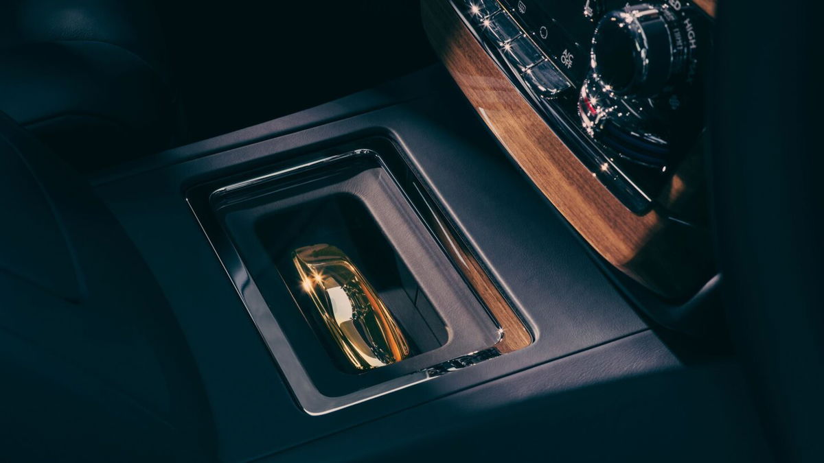 <i>Benedict Campbell/Rolls-Royce via CNN Newsource</i><br/>The Rolls-Royce Phantom Goldfinger