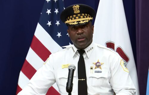 Chicago Police Department Chief Larry Snelling speaks during a news conference in Chicago on October 31