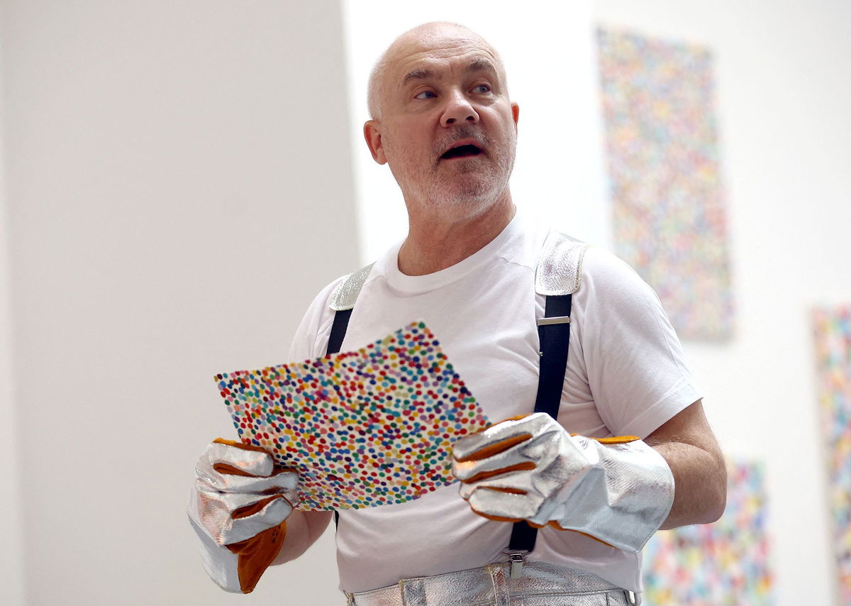 <i>Hannah McKay/Reuters via CNN Newsource</i><br/>Damien Hirst is one of Britain's most famous artists.