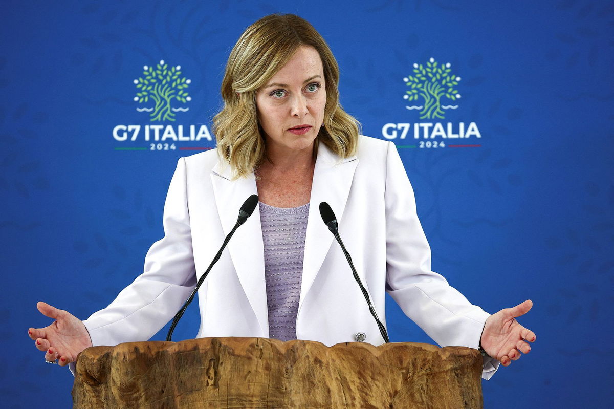 <i>Guglielmo Mangiapane/Reuters via CNN Newsource</i><br/>Italian Prime Minister Giorgia Meloni has said she hopes the scheme will set a path for other nations to follow.