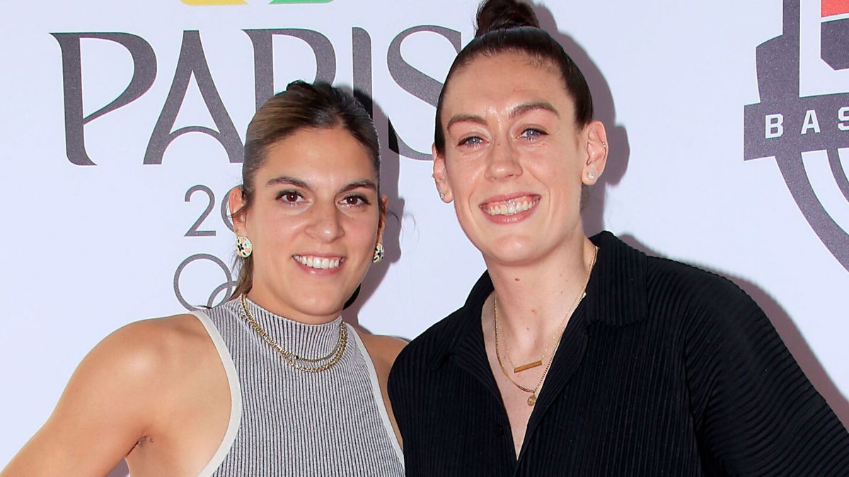 <i>Julien M. Hekimian/Getty Images for NBC Universal via CNN Newsource</i><br/>Marta Xargay and Breanna Stewart attend 