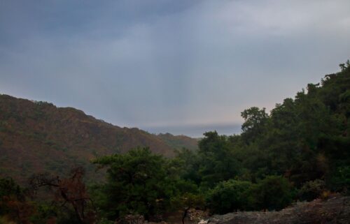 The flaming rocks are part of a protected cultural area.