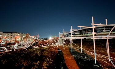 The Houston Fire Department shared images of the destruction caused by a helicopter crash in the city's Second Ward on October 20.