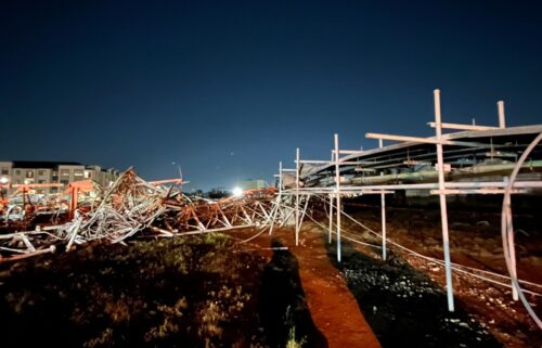 The Houston Fire Department shared images of the destruction caused by a helicopter crash in the city's Second Ward on October 20.